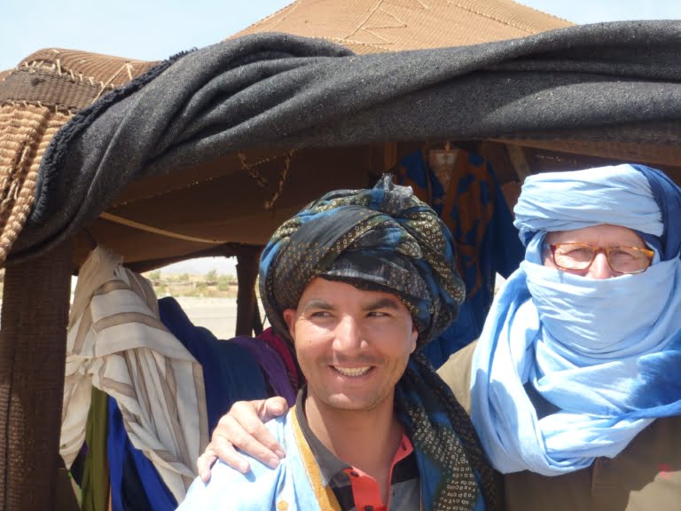 Ontmoeting bij het irrigatiekanaal Marokko